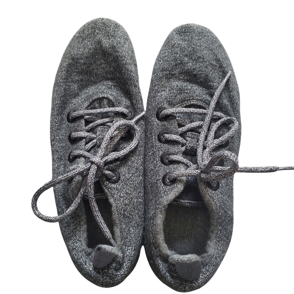 Allbirds Men 11 Gray‎ Wool Runner Sneakers Shoes Lace Up